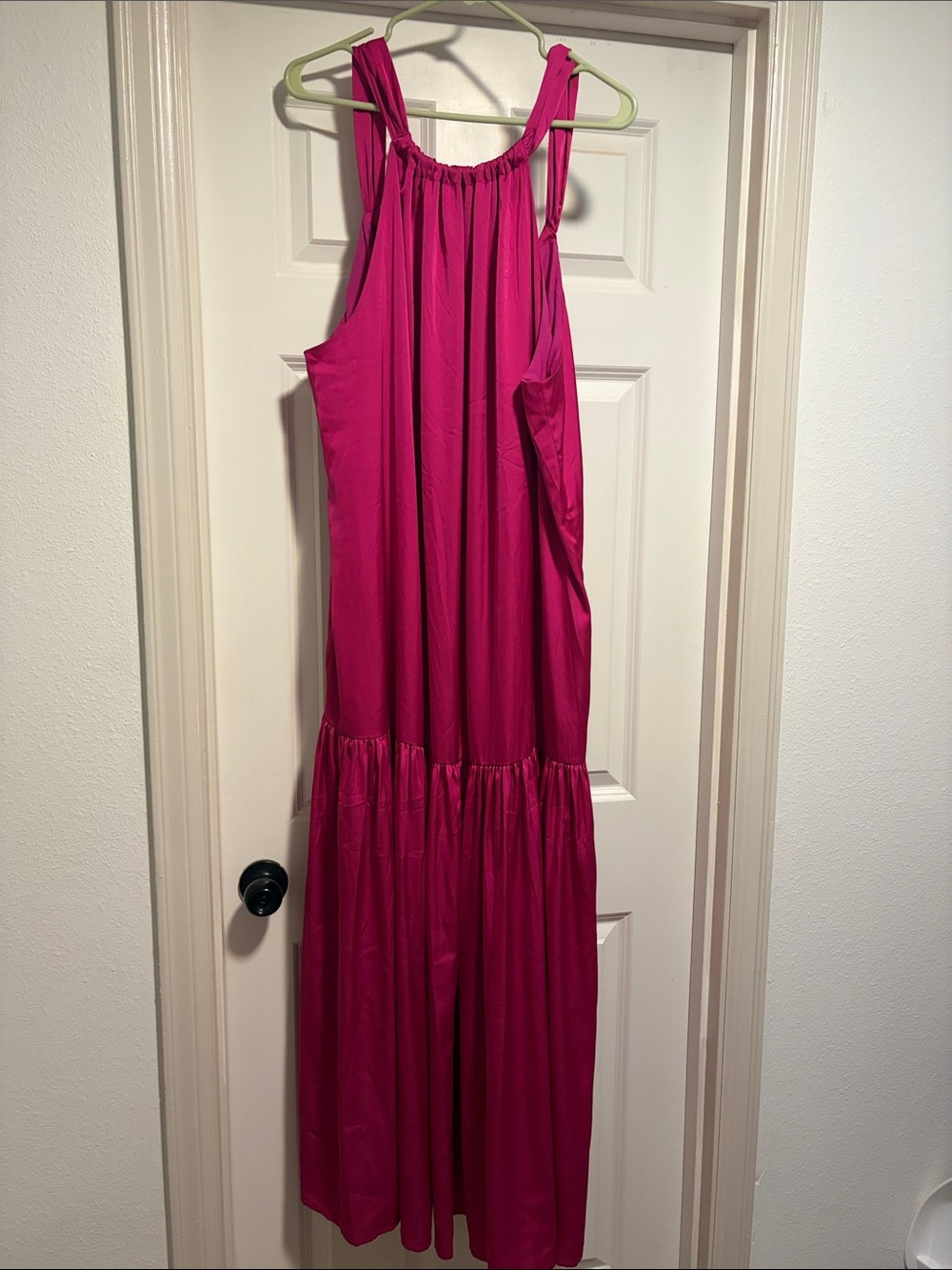 NWT Bright Fuchsia Sleeveless Maxi Dress - Banana Republic